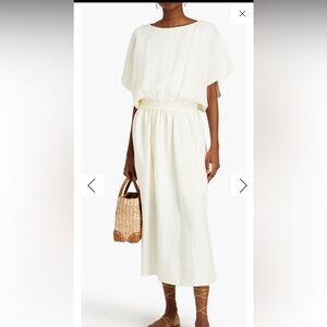 Tory Burch Drop Waist Linen Dress